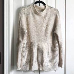 American Eagle Mock Neck Knit Sweater
